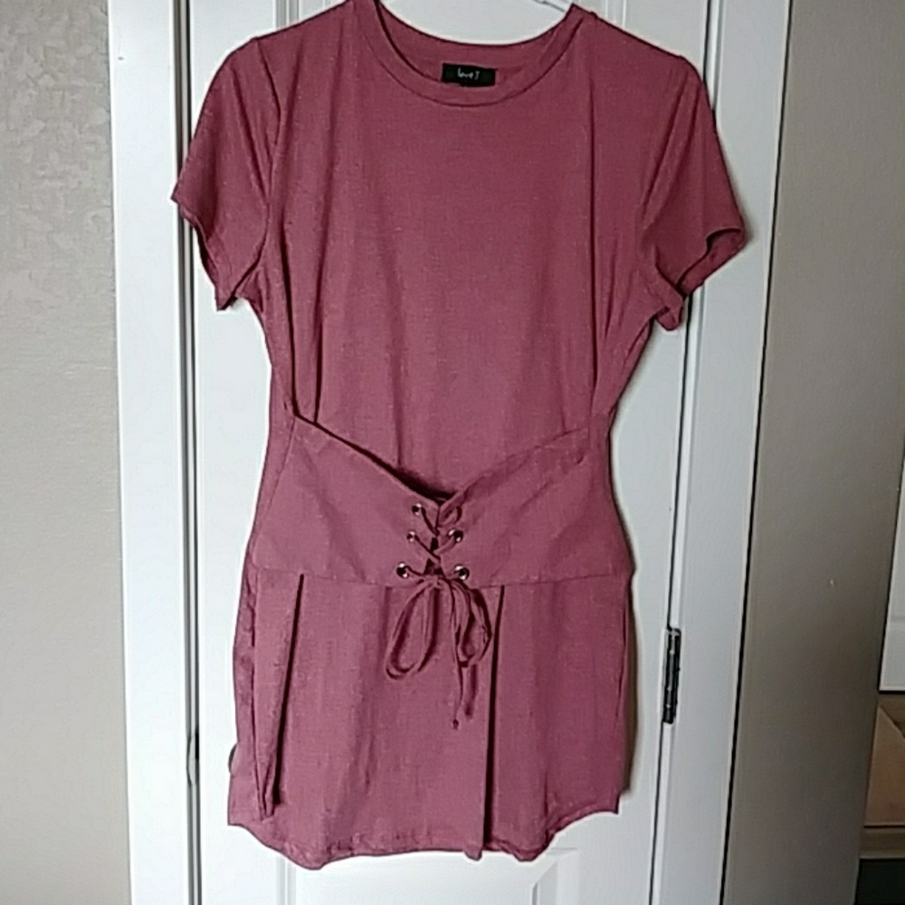 Rose pink tunic, juniors Large